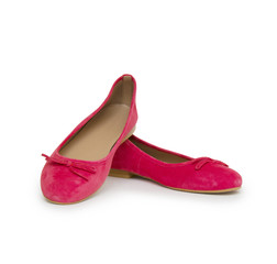 Woman shoes isolated on white. Nice woman shoes