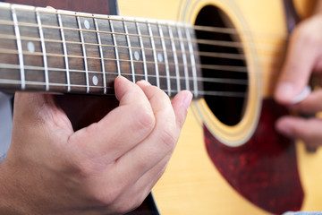 guitar close up