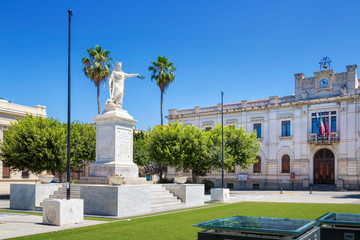 Monument at the Corso Garibaldi, Reggio Calabria, Italy