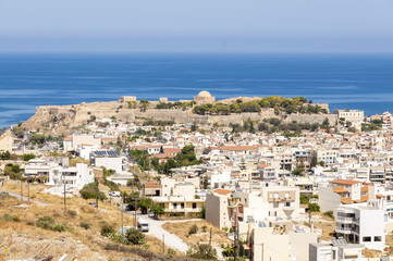 Obraz premium The Venetian fortress 'Fortezza' in Rethymno on Crete