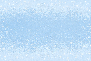 Background with frozen glass