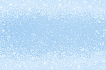 Background with frozen glass