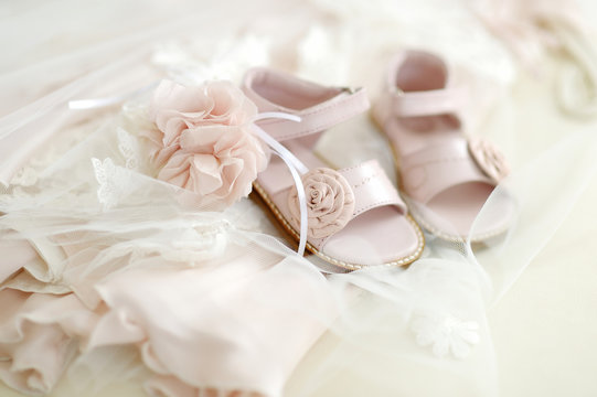 Baby Girl Christening Shoes