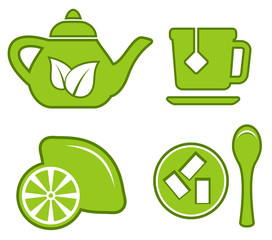 green tea set