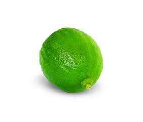 lime isolated on white background