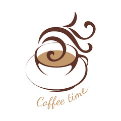 coffee logo template