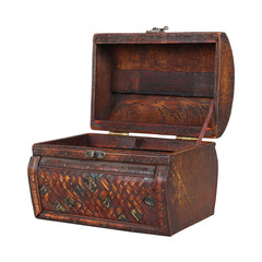 Small open chest