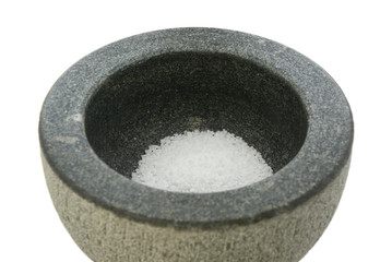 Mörser mit Salz