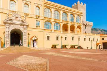 Fototapeta na wymiar Monaco the Prince's Palace