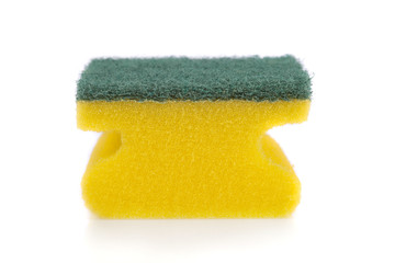 Scouring pad isolated on a white background