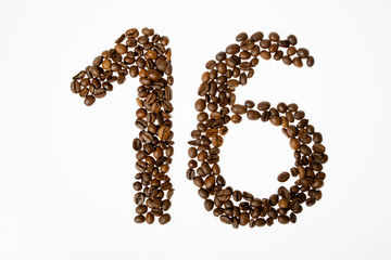 number from coffee beans
