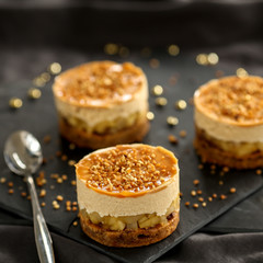 délice de pomme poire caramel sur pain d'épice 1
