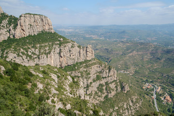 Fototapeta na wymiar View From Montserrat