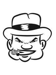 Gangster hut zigarrette