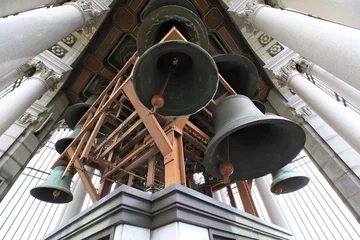 Fotobehang Cloches du Campanile de Berkeley, université de Californie © fannyes