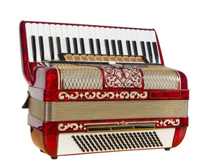 red accordion