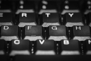 Macro Image of Keyboard