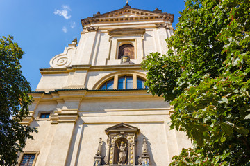 Naklejka premium Church of Our Lady Victorious in Mala Strana