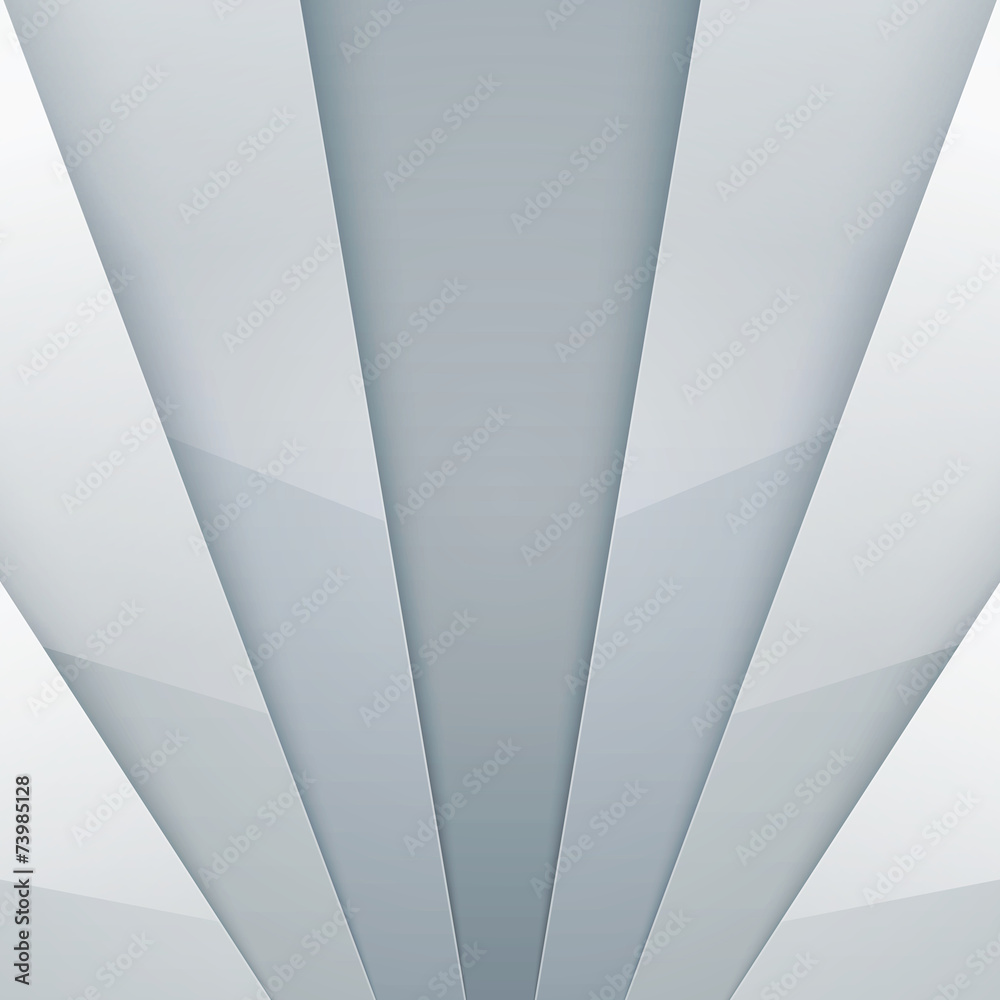 Aufkleber white and grey shiny metallic layers abstract background
