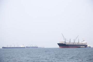 Large cargo ship
