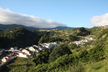 Fototapeta na wymiar Açores - Sao Miguel - La vallée de Povoação