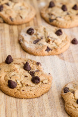 fresh backed chocolate chip cookies