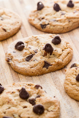 fresh backed chocolate chip cookies