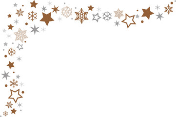 Sternenband in braun