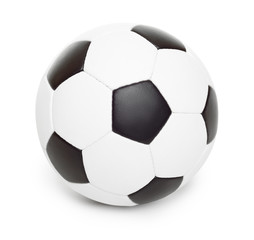 Fototapeta premium soccer ball object on white