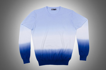 Male sweater isolated on the white