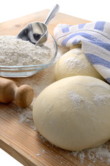 Dough for bread and pizza