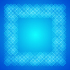 frame-glowing-light-squares-blue-background