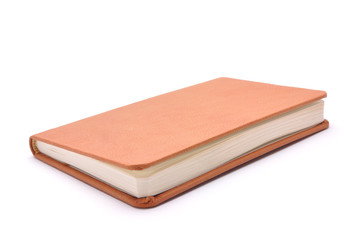 notebook for records on a white background