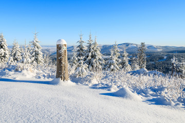 Winter landscape of Rusinowa polana, Tatra Mountains, Poland