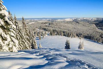 Winter landscape of Rusinowa polana, Tatra Mountains, Poland © pkazmierczak