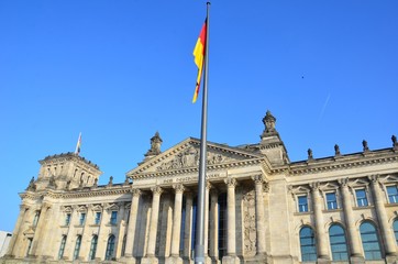Fototapeta na wymiar Palais du Reichstag, Berlin 
