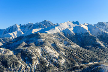 Winter landscape of Rusinowa polana, Tatra Mountains, Poland © pkazmierczak