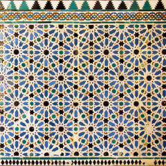 Colorful mosaic tiles