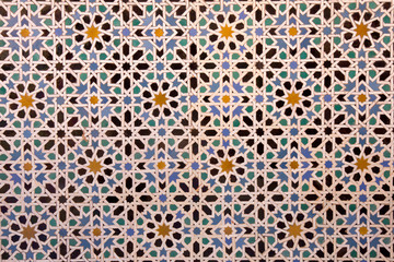 Colorful mosaic tiles