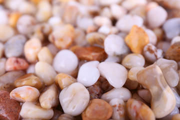 Sea stones as background