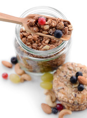 Granola close-up