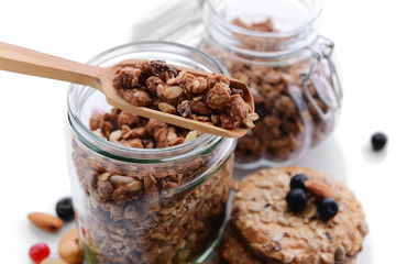 Granola close-up