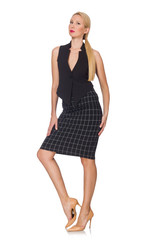 Young woman in fashion concept