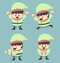 Christmas Elves and different poses