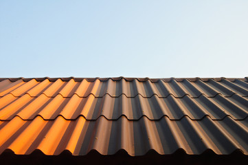 red roof tiles texture