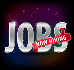 jobs opening now Hiring red thumbsup advertising job offers