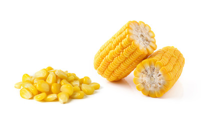 corn isolated on white background © nipaporn