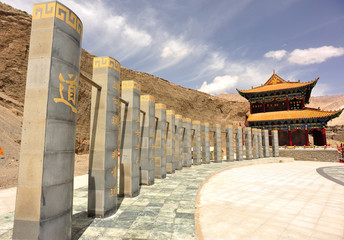 Fototapeta premium temple in tibet,china