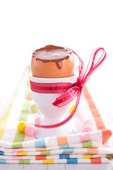 chocolate mousse, easter dessert