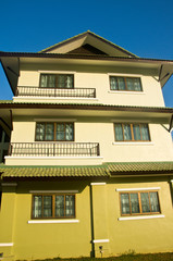 Fototapeta na wymiar Apartment with balconies